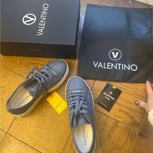Valentino Blue Sneakers size 7.5